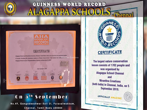 Guinness Record and Asia Books of Records